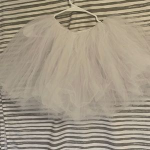 White tutu, one size fit all, dance tutu, costume, bride tutu